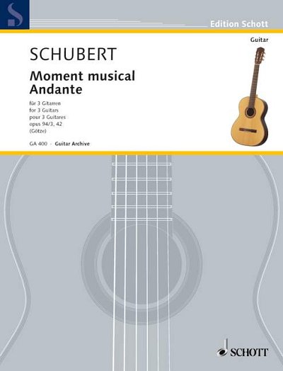 DL: F. Schubert: Moment musical und Andante, 3Git (Sppa)