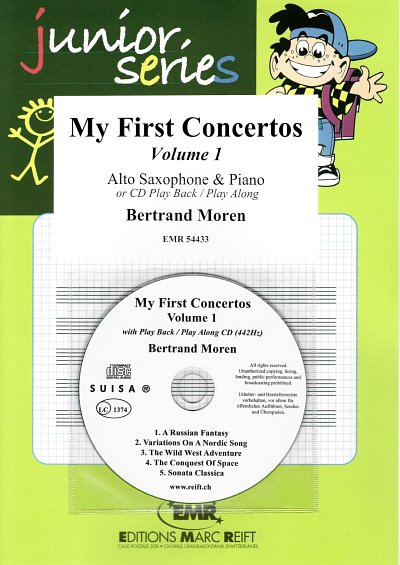 B. Moren: My First Concertos Volume 1, ASaxKlav (+CD)