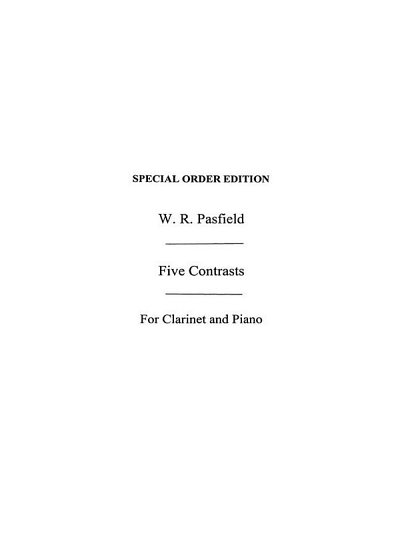 W. Pasfield: Five Contrasts, KlarKlv (KlavpaSt)