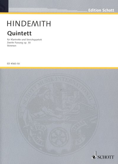 P. Hindemith: Quintett op. 30, Klar2VlVaVc (Stsatz)