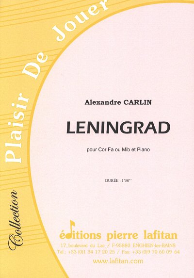 A. Carlin: Leningrad, HrnKlav