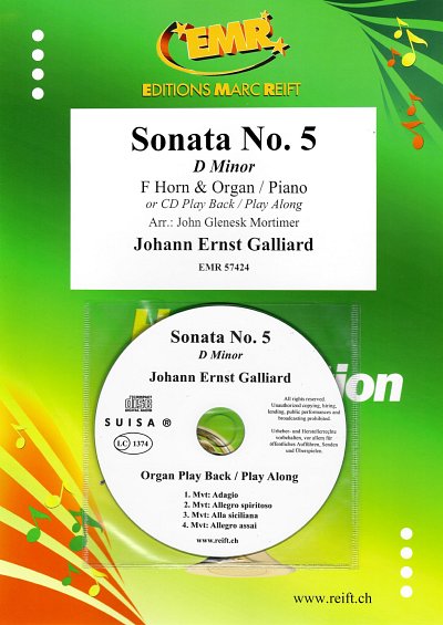 DL: J.E. Galliard: Sonata No. 5, HrnOrg/Klav