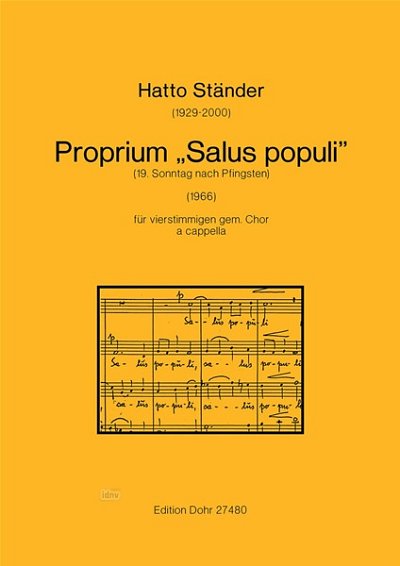 H. Ständer: Proprium Salus populi
