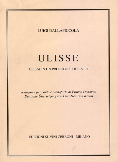 L. Dallapiccola: Ulisse (Rid)