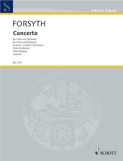 C. Forsyth: Concerto G Minor