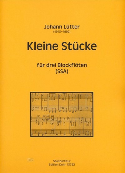 J. Lütter: Kleine Stücke (Sppa)