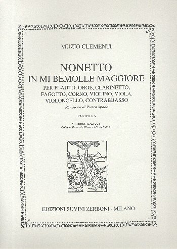 M. Clementi: Nonetto Partitur