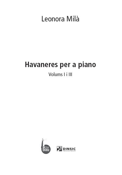 L.M. Romeu: Havaneres vol.1 and 3, Klav