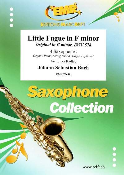 J.S. Bach: Little Fugue in F minor, 4Sax