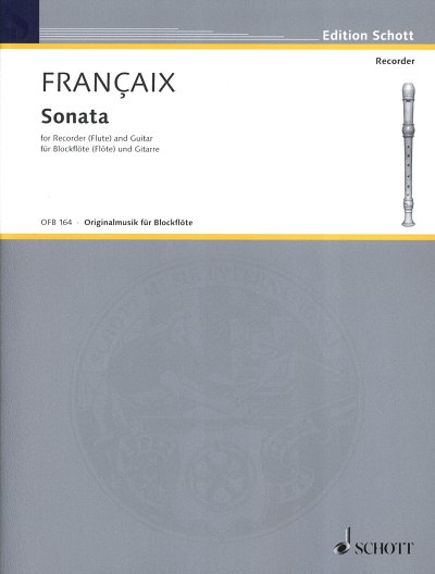 J. Françaix: Sonate  (Sppa)