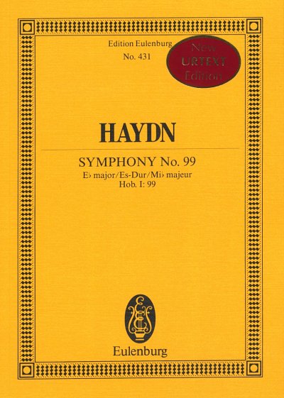 J. Haydn: Sinfonie 99 Es-Dur Hob 1/99 Eulenburg Studienparti