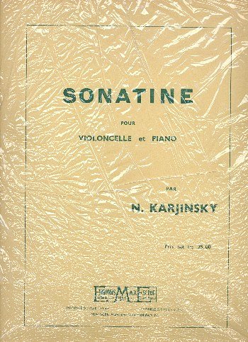N. Karjinsky: Sonatine Vlc-Piano  (Part.)