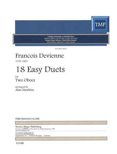 F. Devienne: 18 Easy Duets, 2Ob (Sppa)