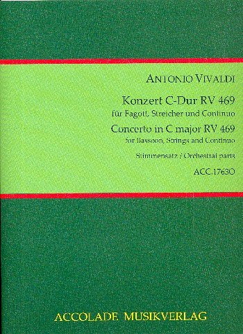 A. Vivaldi: Konzert C-Dur RV 469, FagStrBc (Stsatz)