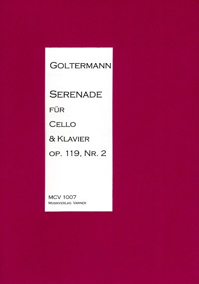 G. Goltermann: Serenade
