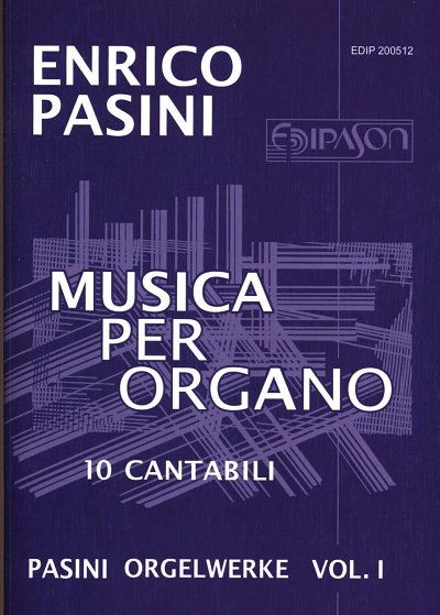 E. Pasini: Musica per Organo 1, Org