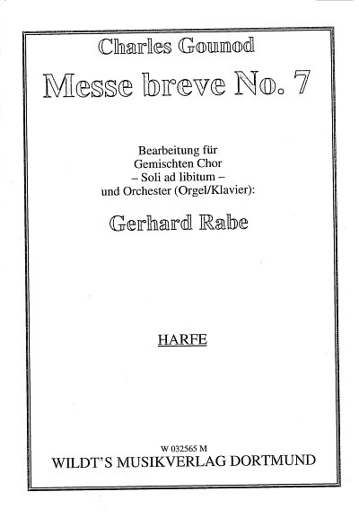 C. Gounod: Messe Breve 7 C-Dur, GchOrch (Harf)