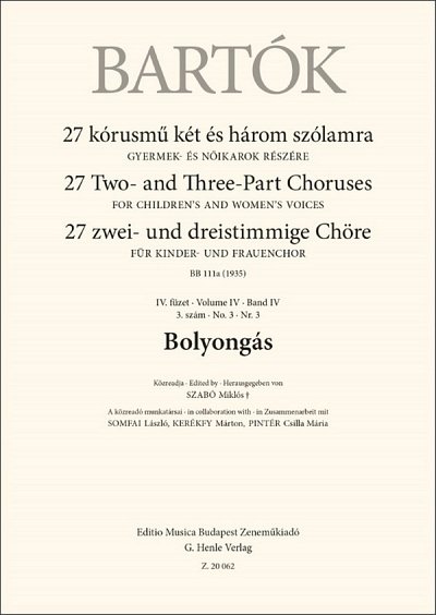 B. Bartók: Bolyongás, 3Fch/Kch (Chpa)