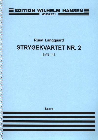 R. Langgaard: String Quartet No. 2, 2VlVaVc (Part.)