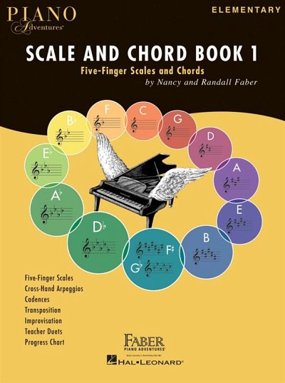 R. Faber: Piano Adventures - Scale And Chord Book 1, Klav