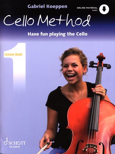 G. Koeppen: Cello Method: Lesson Book 1, Vc (+OnlAudio)