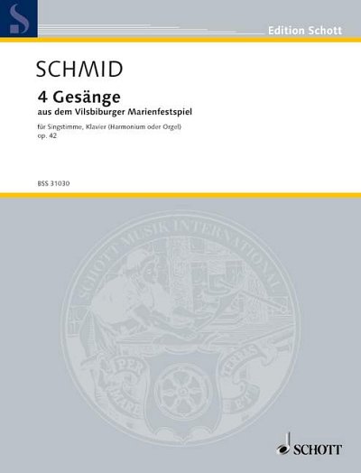 H.K. Schmid: 4 Gesänge