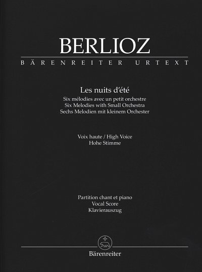 H. Berlioz: Les nuits d'été op. 7 Hol. 81B, GesHKlav (KA)