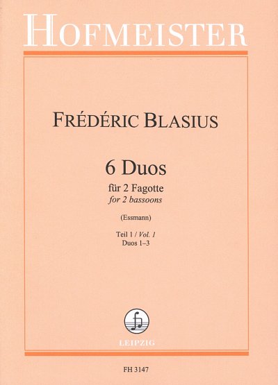 M.F. Blasius: 6 Duos 1, 2Fag (Sppa)