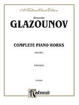 DL: A. Glasunow: Glazunov: Complete Works (Volume I), Klav