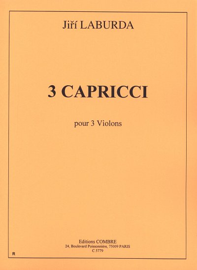 J. Laburda: 3 Capricci, 3Vl