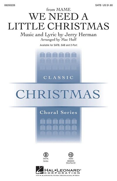 J. Herman: We Need a Little Christmas, GchKlav (Chpa)