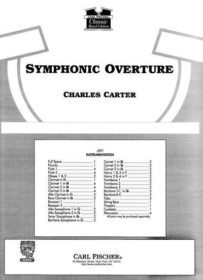 C. Charles: Symphonic Overture, Blaso (Part.)