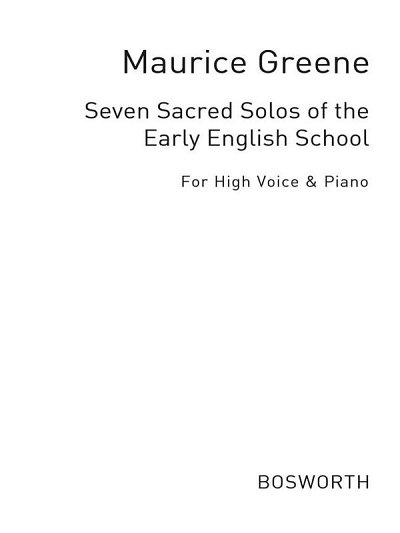 M. Greene: Greene: Seven Sacred Solos - High Voice, GesHKlav