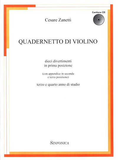 C. Zanetti: Quadernetto Di Violino, Viol (+CD)