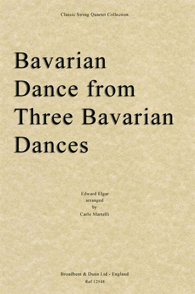 E. Elgar: Bavarian Dance from Three Bavari, 2VlVaVc (Stsatz)