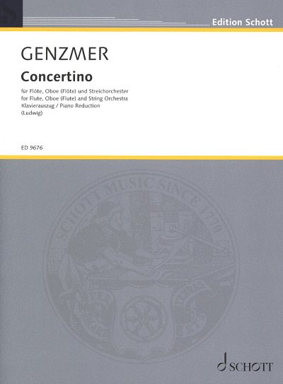 H. Genzmer: Concertino GeWV 181, FlOb/FlKlav (KlavpaSt)