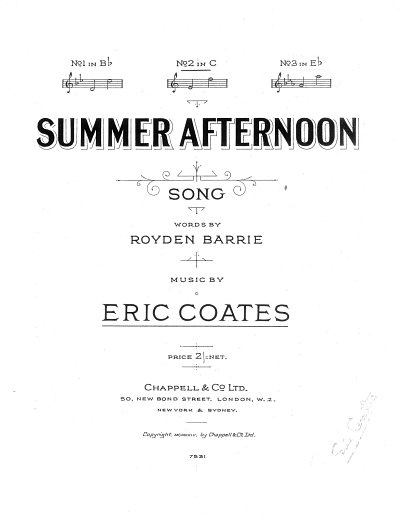 E. Coates et al.: Summer Afternoon