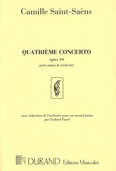 C. Saint-Saëns: Quatrieme Concerto opus 44, KlavOrch (KA)