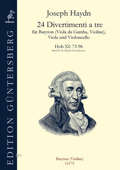 J. Haydn: 24 Divertimenti A Tre Hob 11/73-96