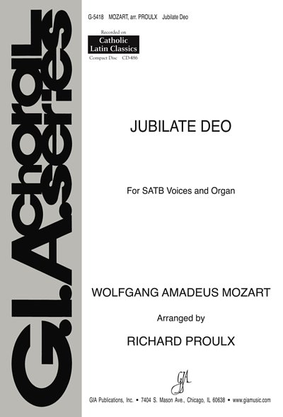 R. Proulx: Jubilate Deo, GchOrg (Chpa)