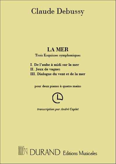 C. Debussy: La Mer - Pour Deux Pianos, Klav4m (Part.)