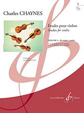C. Chaynes: Etudes Pour Le Violon Vol.1, Viol (+CD)