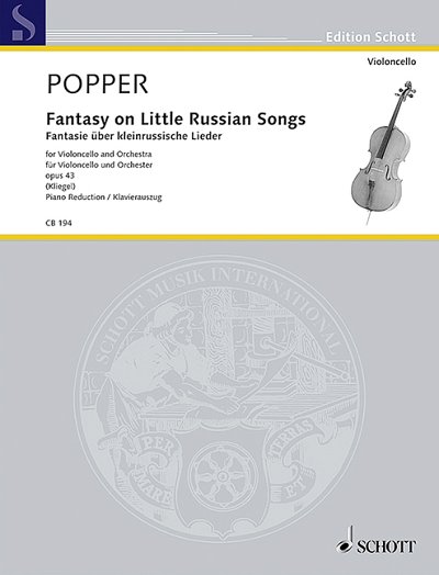 DL: D. Popper: Fantasie über kleinrussische Liede, VcOrch (K