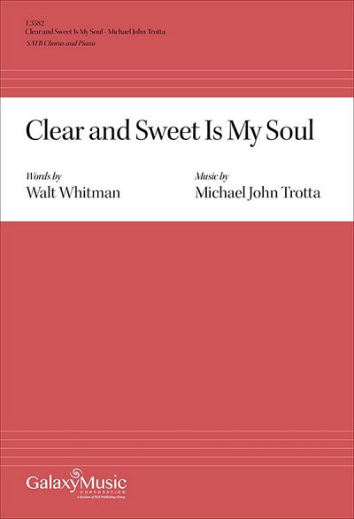 M.J. Trotta: Clear and Sweet Is My Soul, GchKlav (Chpa)