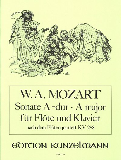 W.A. Mozart: Sonate für Flöte A-Dur, FlKlav (KlavpaSt)