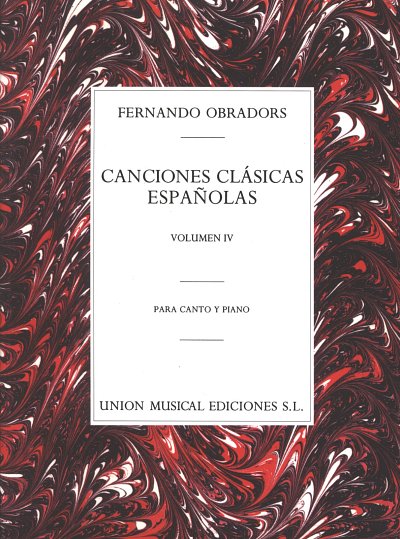 F. Obradors: Canciones clásicas españolas 4, GesKlav (LB)