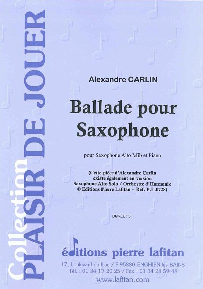 Ballade Pour Saxophone, ASaxKlav (KlavpaSt)