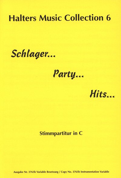 Music Collection 6 - Schlager Party Hits, Varblaso (Dirst)