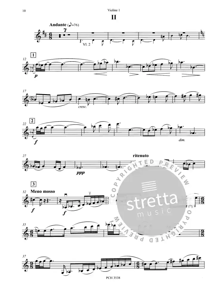 M. Weinberg: Streichquartett Nr. 2 op. 3/1, 2VlVaVc (Stsatz) (2)