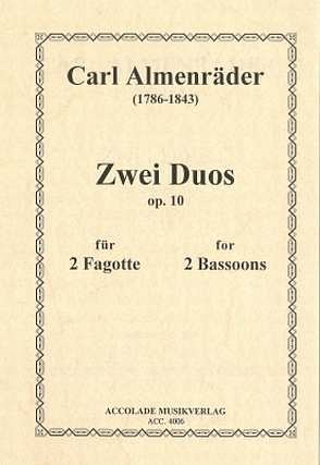 Almenraeder Carl: 2 Duos Op 10